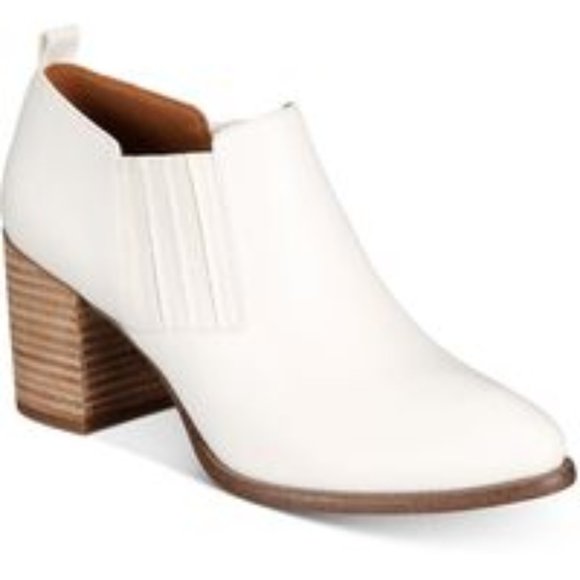 dolce vita white booties
